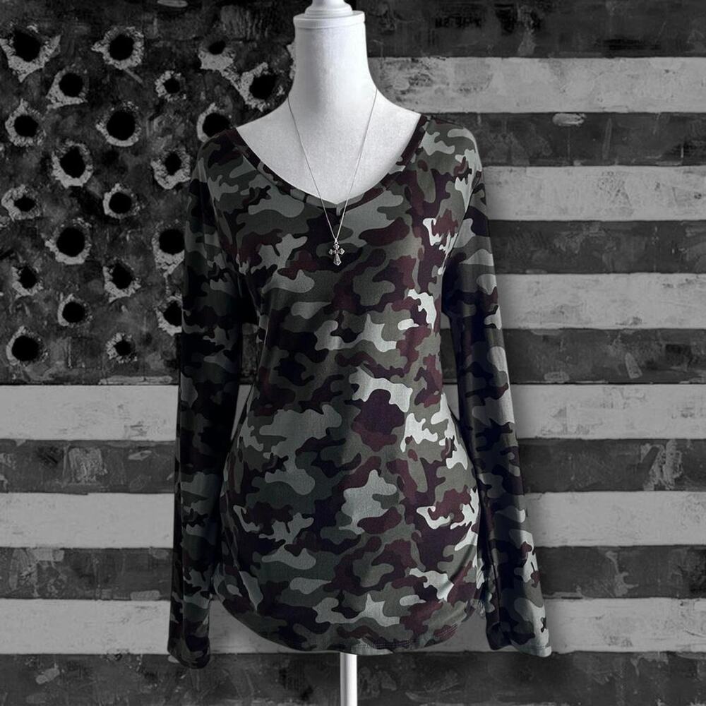army khaki camo long sleeve